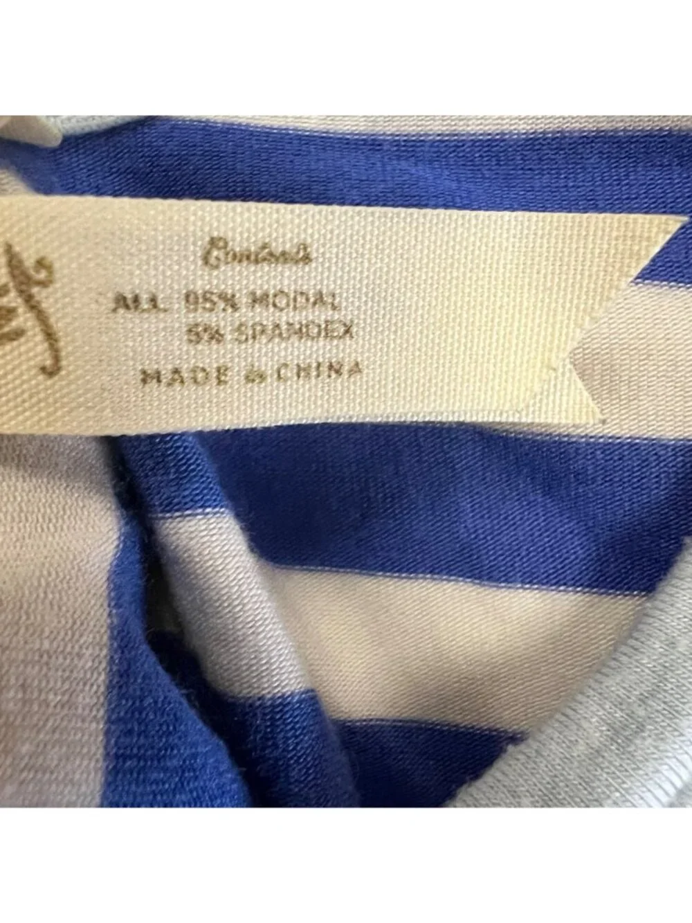 Matilda Jane Women's Striped Floral Short Sleeve Top Size Medium